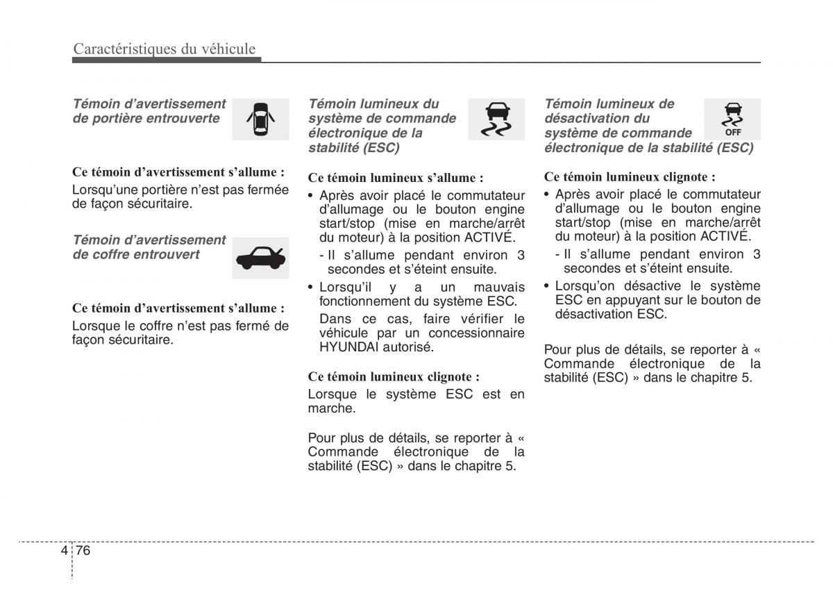 Hyundai Elantra V 5 i35 Avante MD manuel du proprietaire / page 166