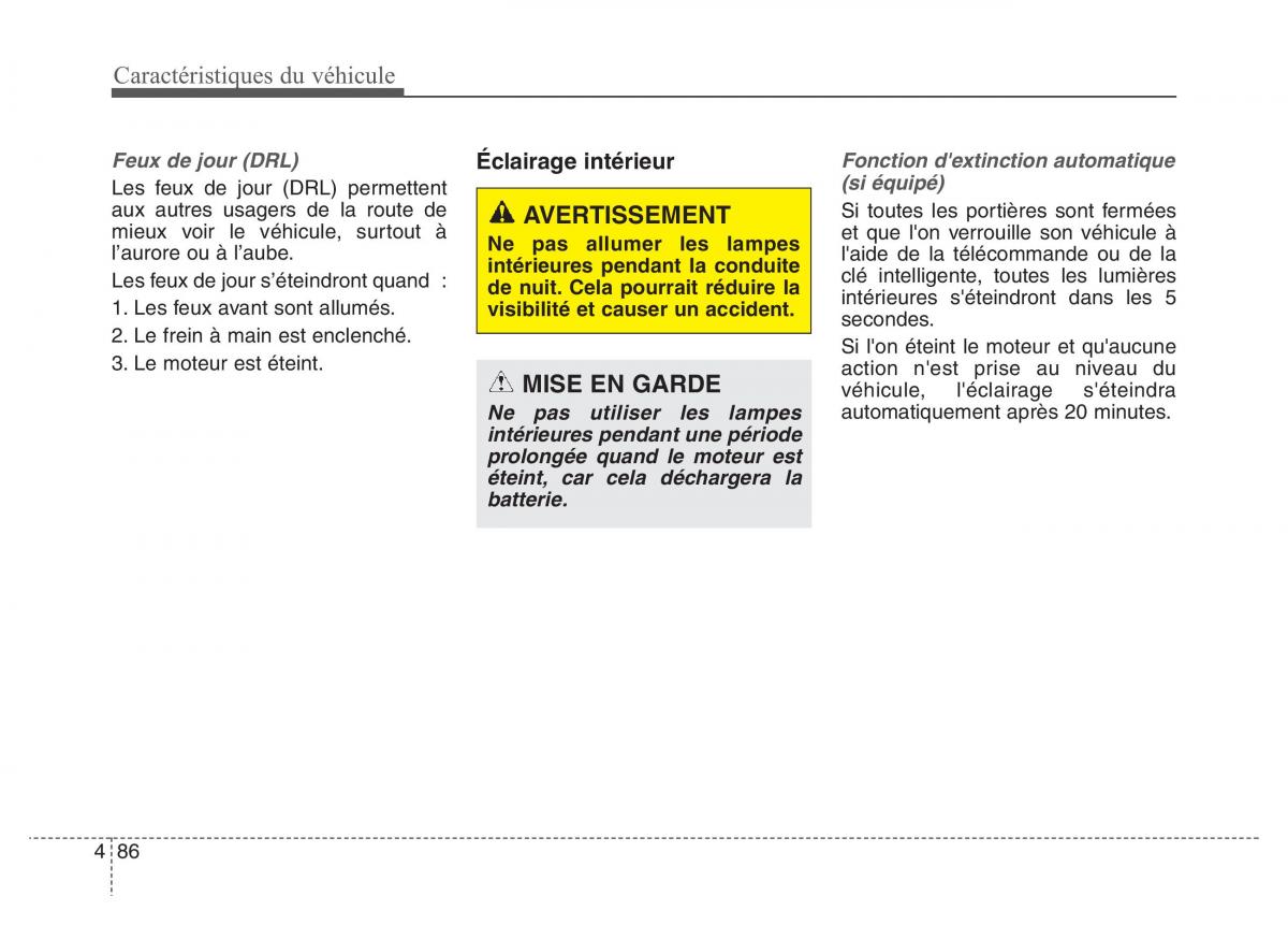 Hyundai Elantra V 5 i35 Avante MD manuel du proprietaire / page 176