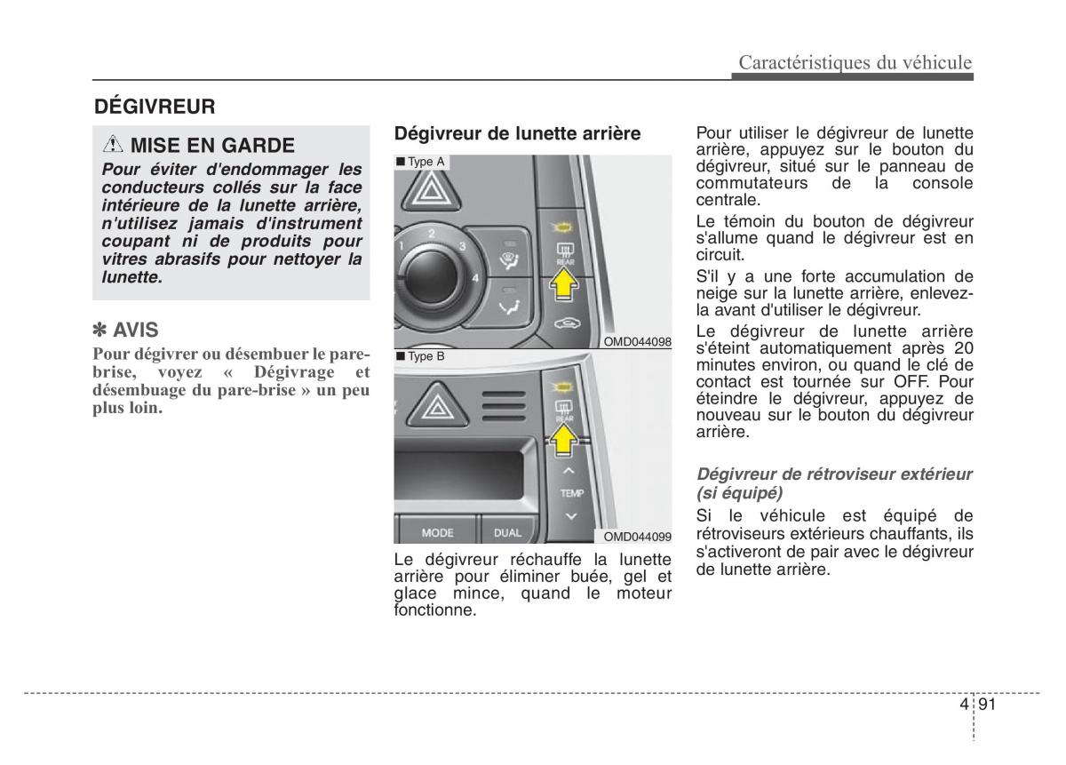 Hyundai Elantra V 5 i35 Avante MD manuel du proprietaire / page 181