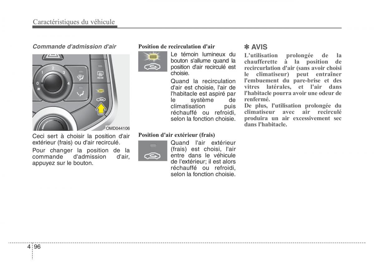 Hyundai Elantra V 5 i35 Avante MD manuel du proprietaire / page 186