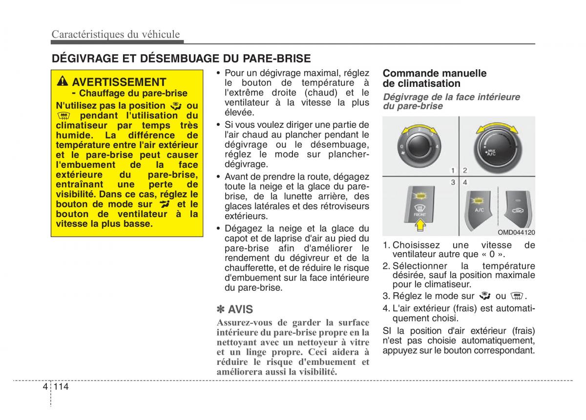 Hyundai Elantra V 5 i35 Avante MD manuel du proprietaire / page 204