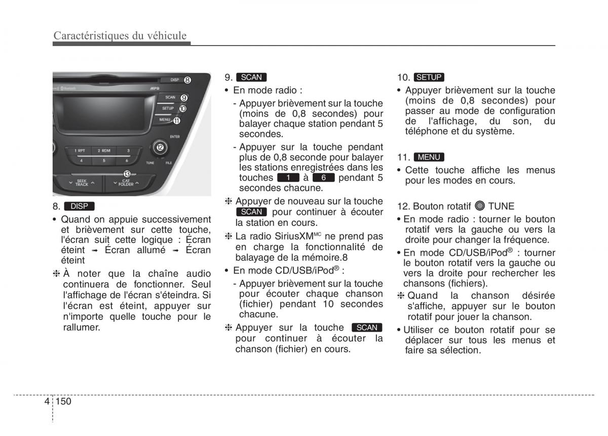 Hyundai Elantra V 5 i35 Avante MD manuel du proprietaire / page 240