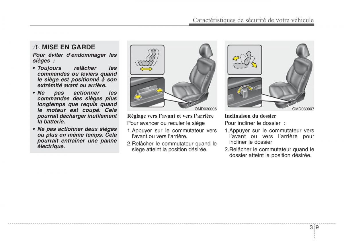 Hyundai Elantra V 5 i35 Avante MD manuel du proprietaire / page 28