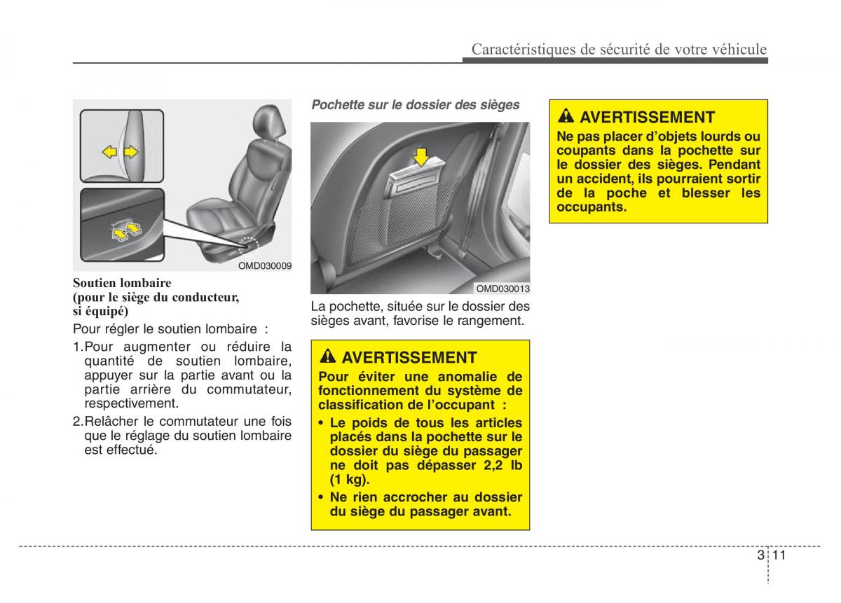 Hyundai Elantra V 5 i35 Avante MD manuel du proprietaire / page 30