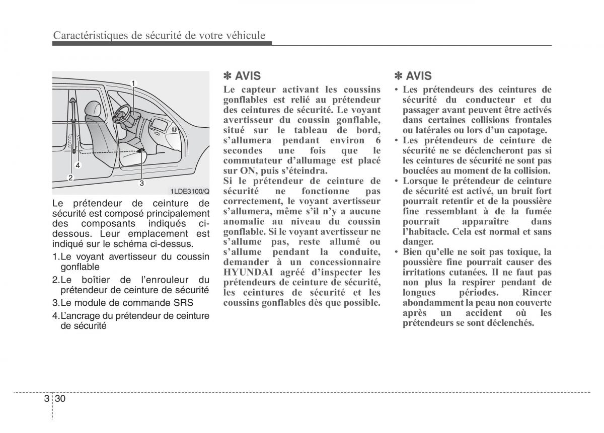 Hyundai Elantra V 5 i35 Avante MD manuel du proprietaire / page 49