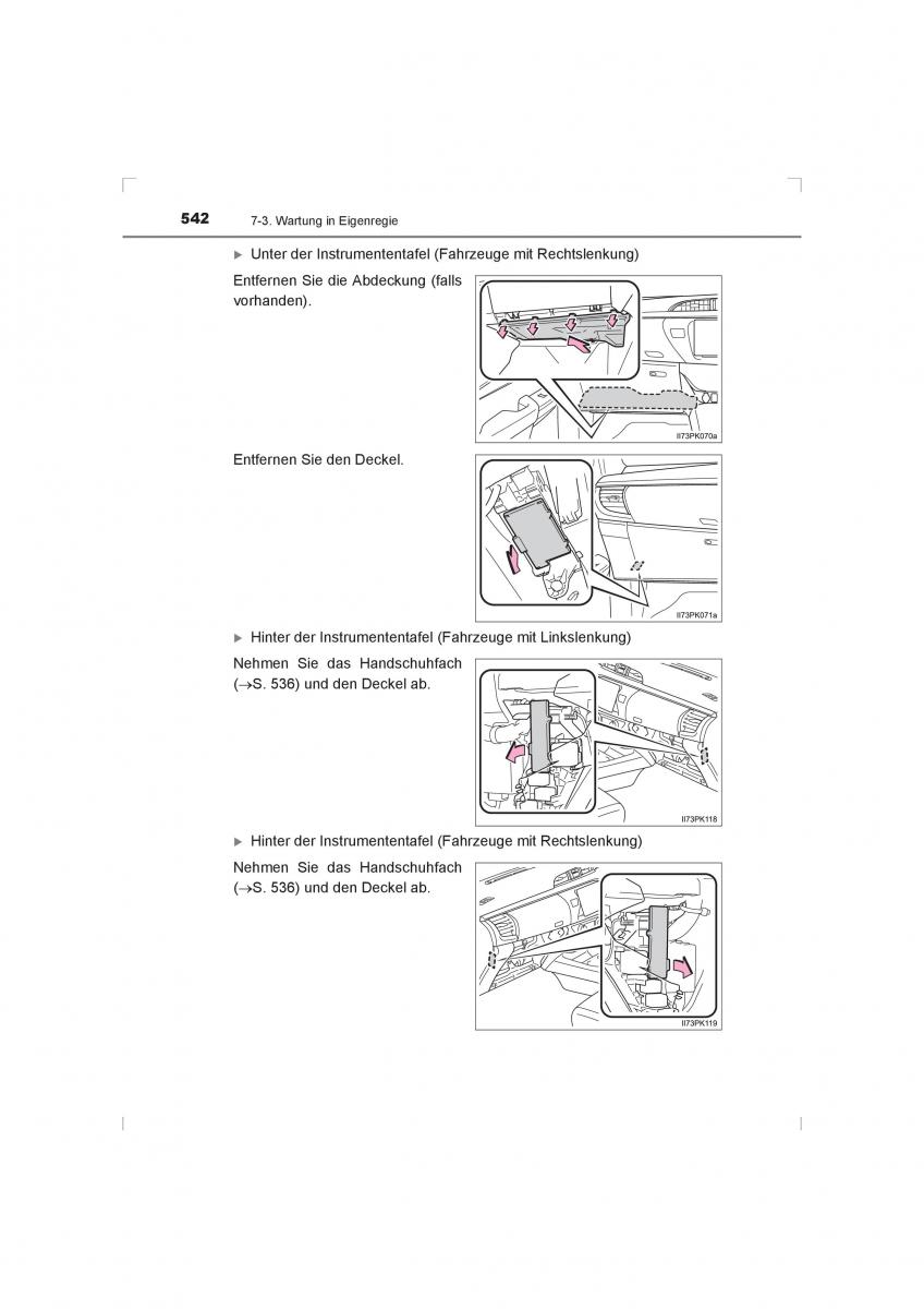 Toyota Hilux VIII 8 AN120 AN130 Handbuch / page 542