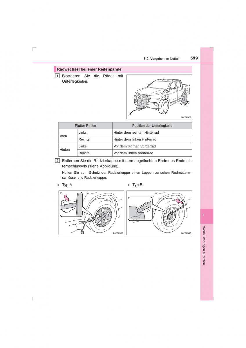 Toyota Hilux VIII 8 AN120 AN130 Handbuch / page 599