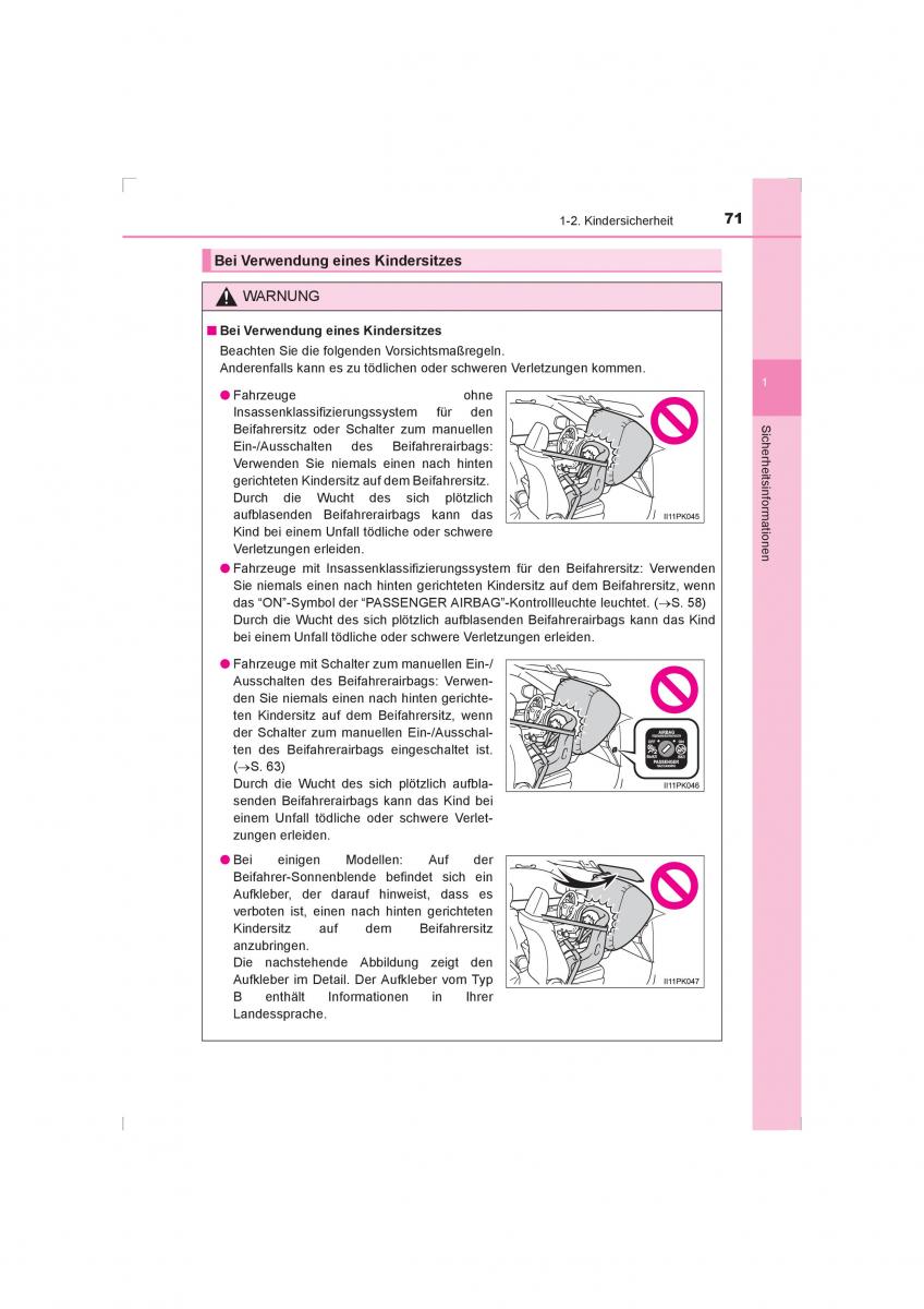 Toyota Hilux VIII 8 AN120 AN130 Handbuch / page 71