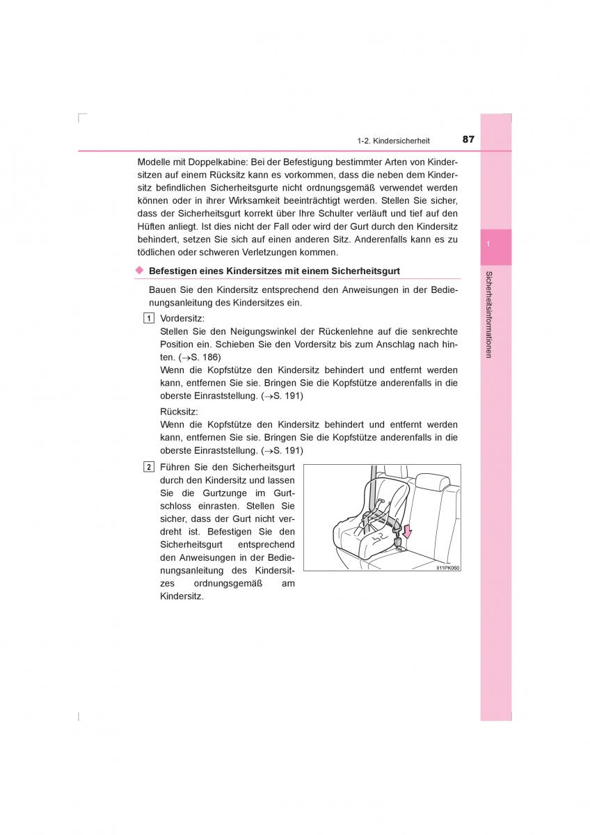 Toyota Hilux VIII 8 AN120 AN130 Handbuch / page 87