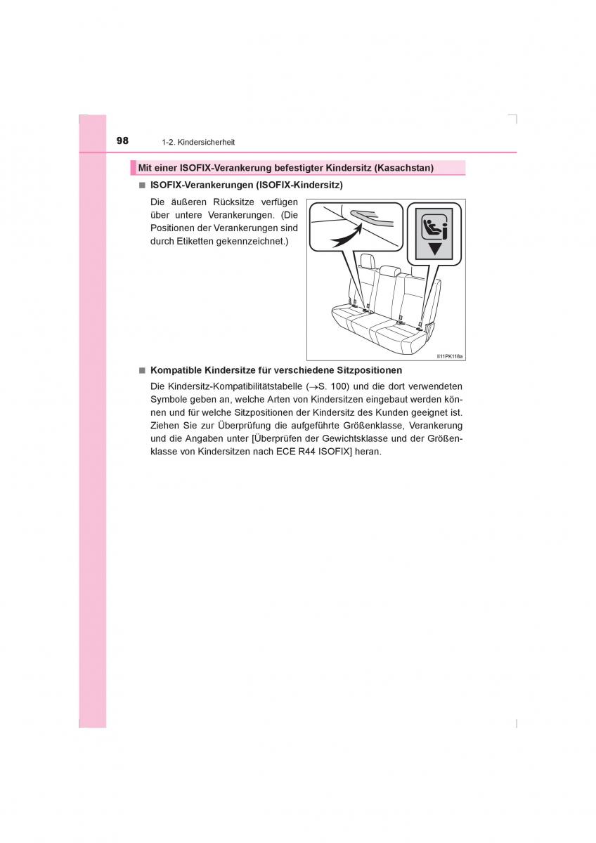 Toyota Hilux VIII 8 AN120 AN130 Handbuch / page 98