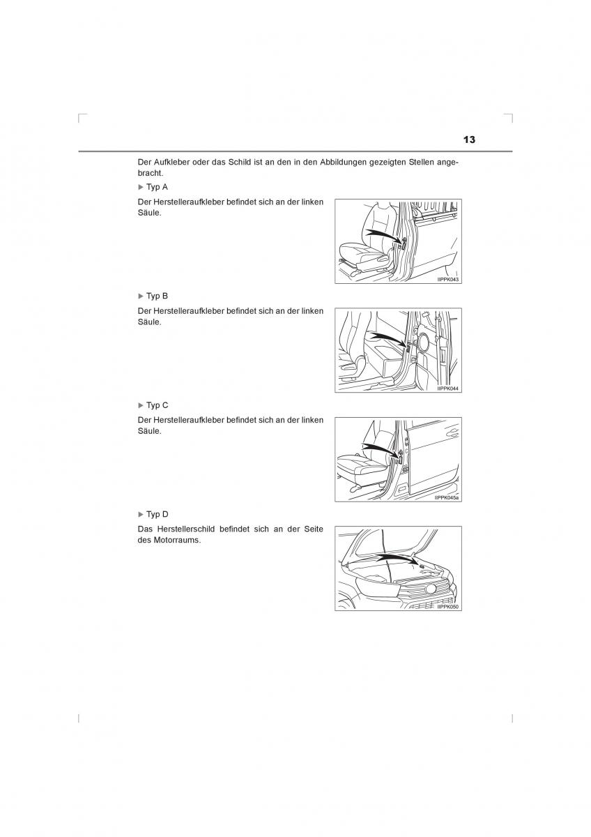 Toyota Hilux VIII 8 AN120 AN130 Handbuch / page 13