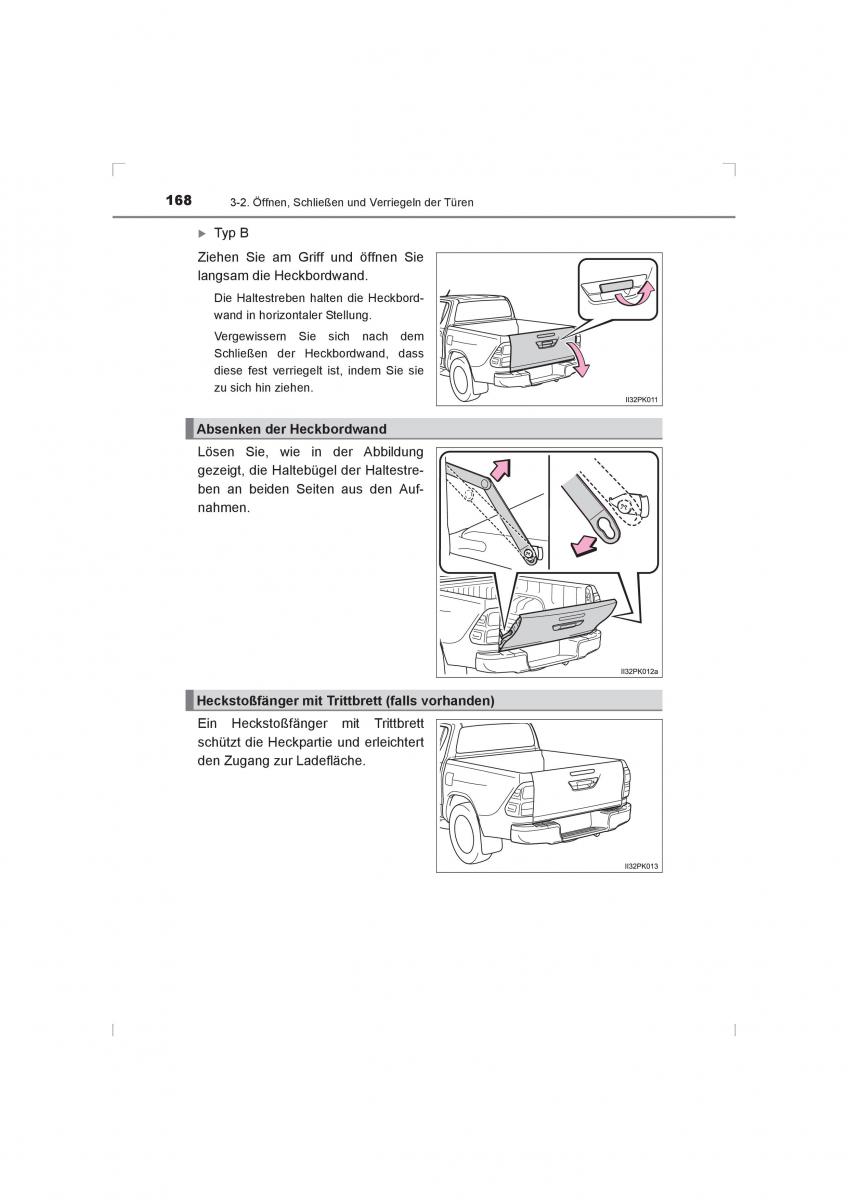 Toyota Hilux VIII 8 AN120 AN130 Handbuch / page 168