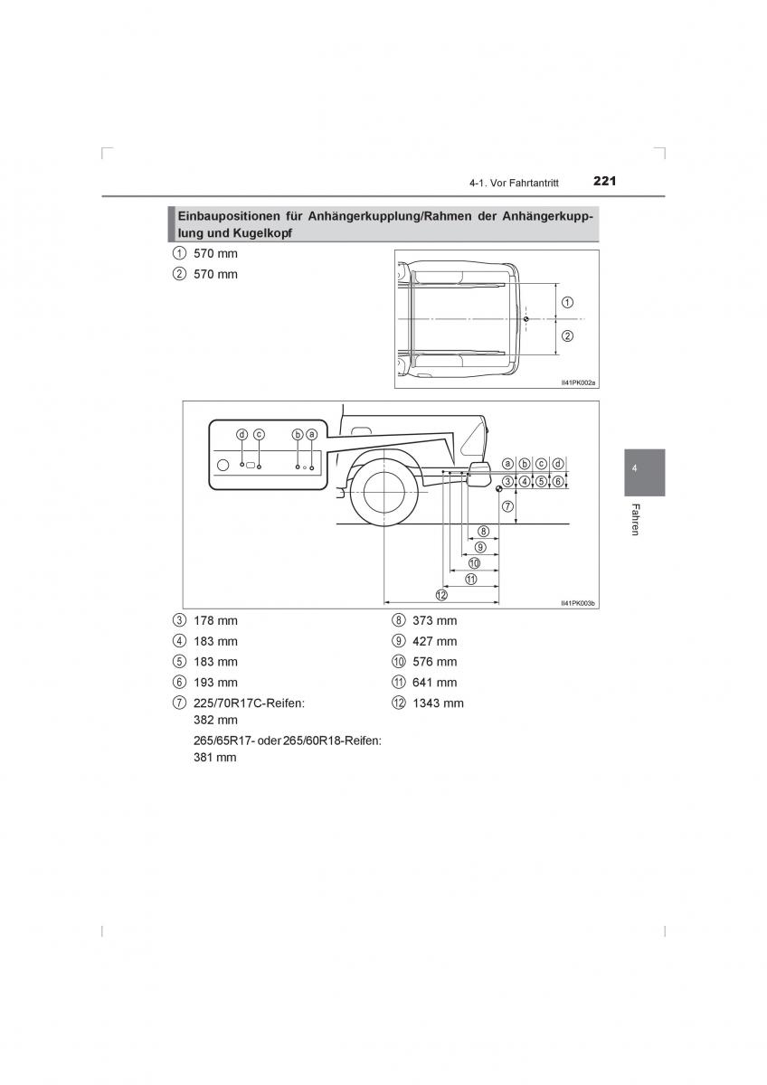 Toyota Hilux VIII 8 AN120 AN130 Handbuch / page 221