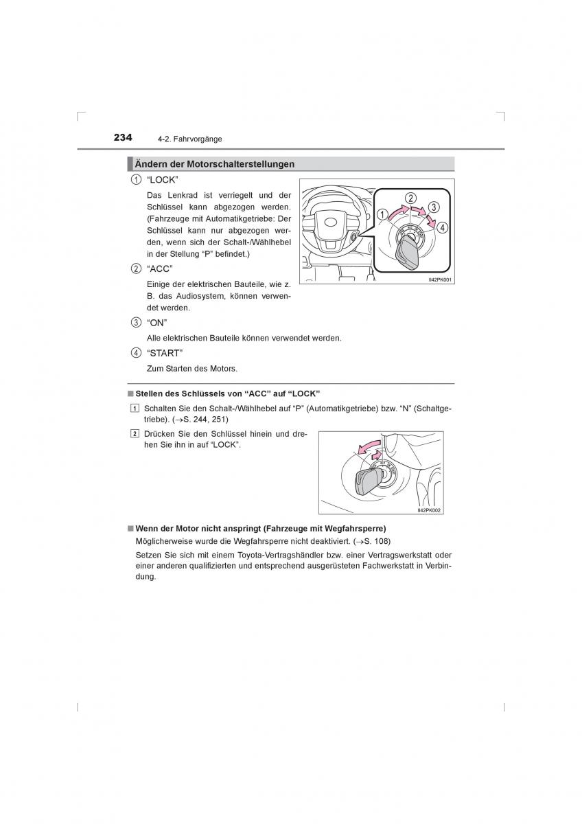 Toyota Hilux VIII 8 AN120 AN130 Handbuch / page 234