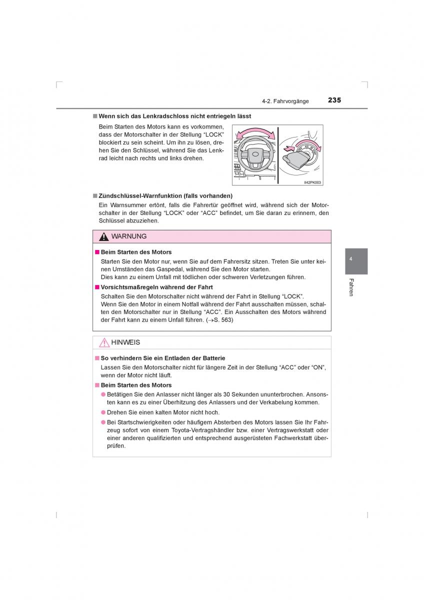 Toyota Hilux VIII 8 AN120 AN130 Handbuch / page 235