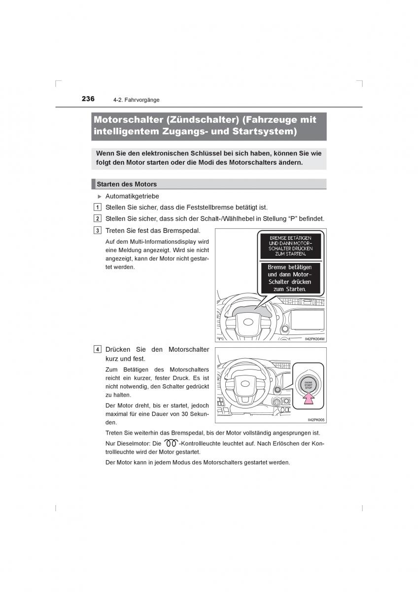 Toyota Hilux VIII 8 AN120 AN130 Handbuch / page 236