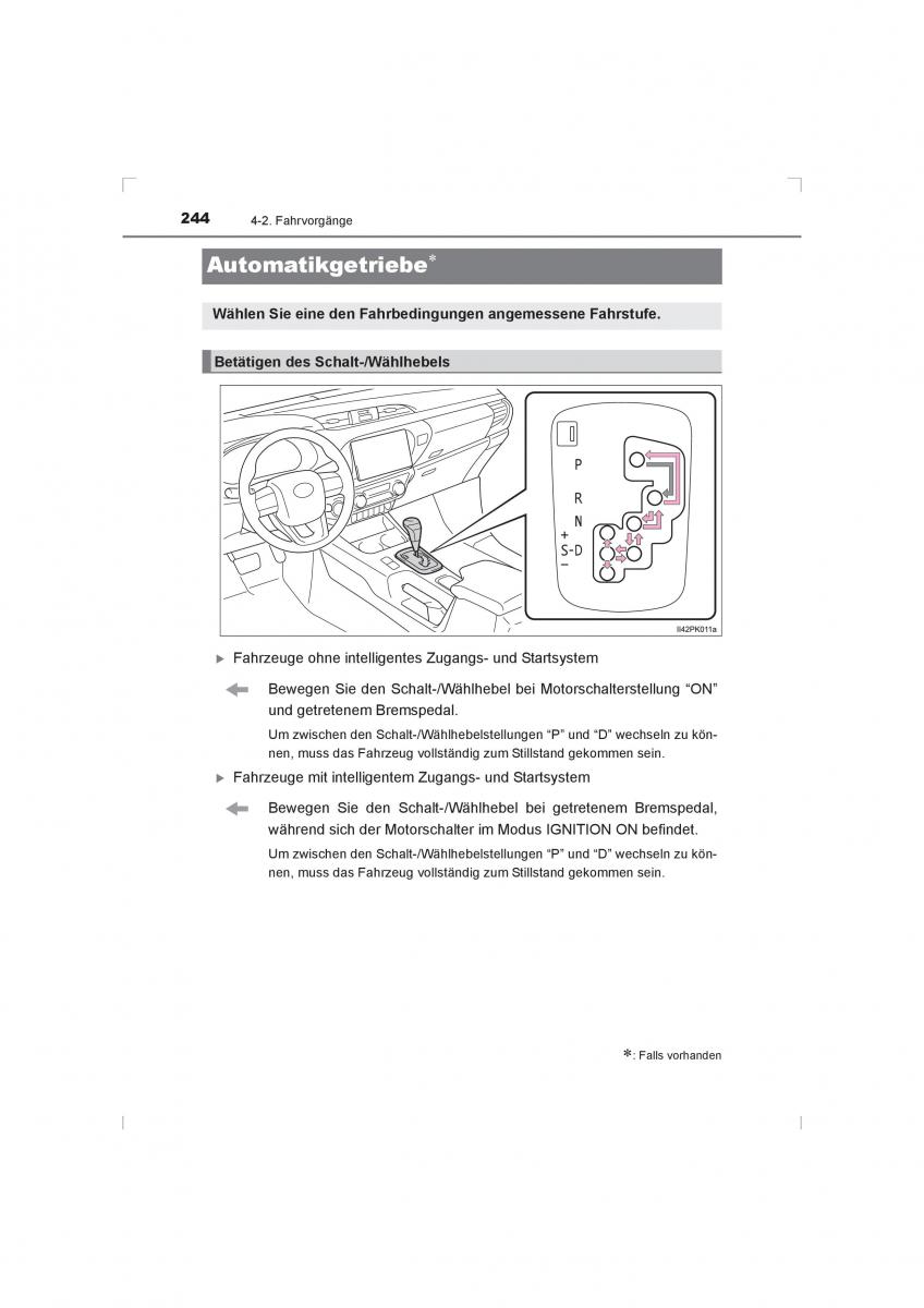 Toyota Hilux VIII 8 AN120 AN130 Handbuch / page 244