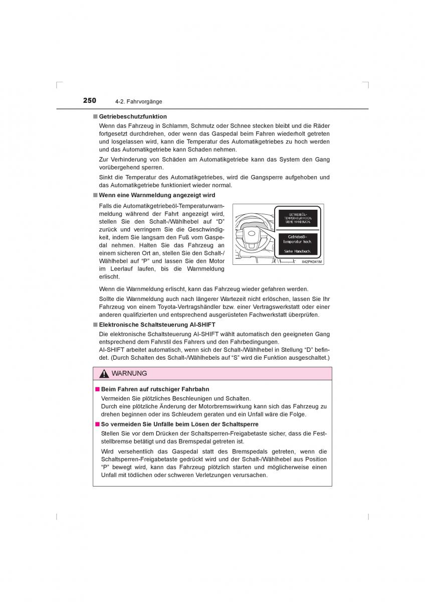 Toyota Hilux VIII 8 AN120 AN130 Handbuch / page 250