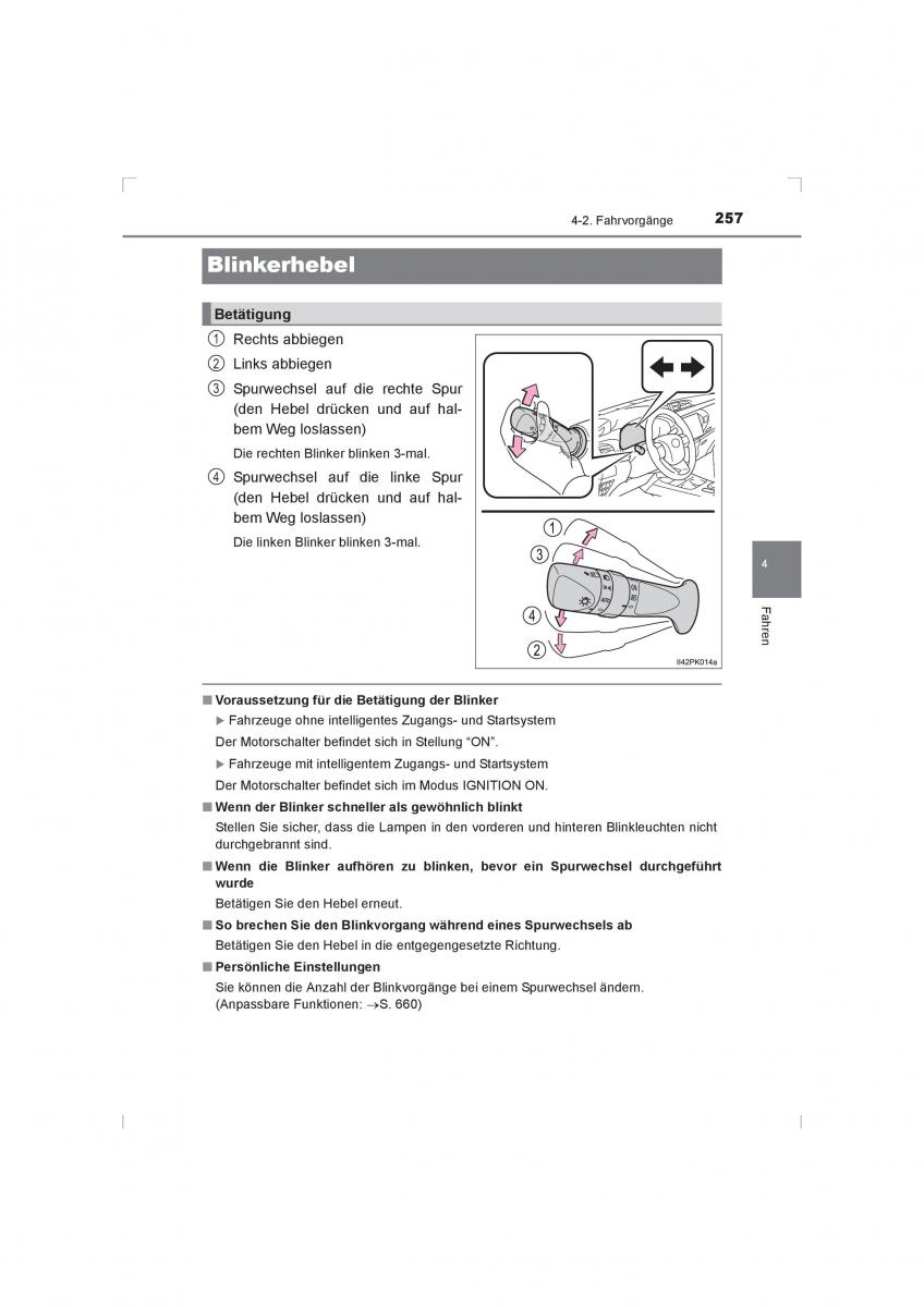 Toyota Hilux VIII 8 AN120 AN130 Handbuch / page 257