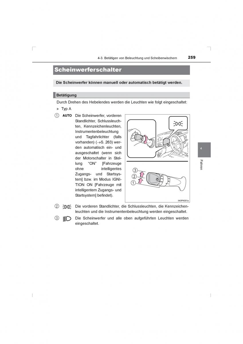 Toyota Hilux VIII 8 AN120 AN130 Handbuch / page 259