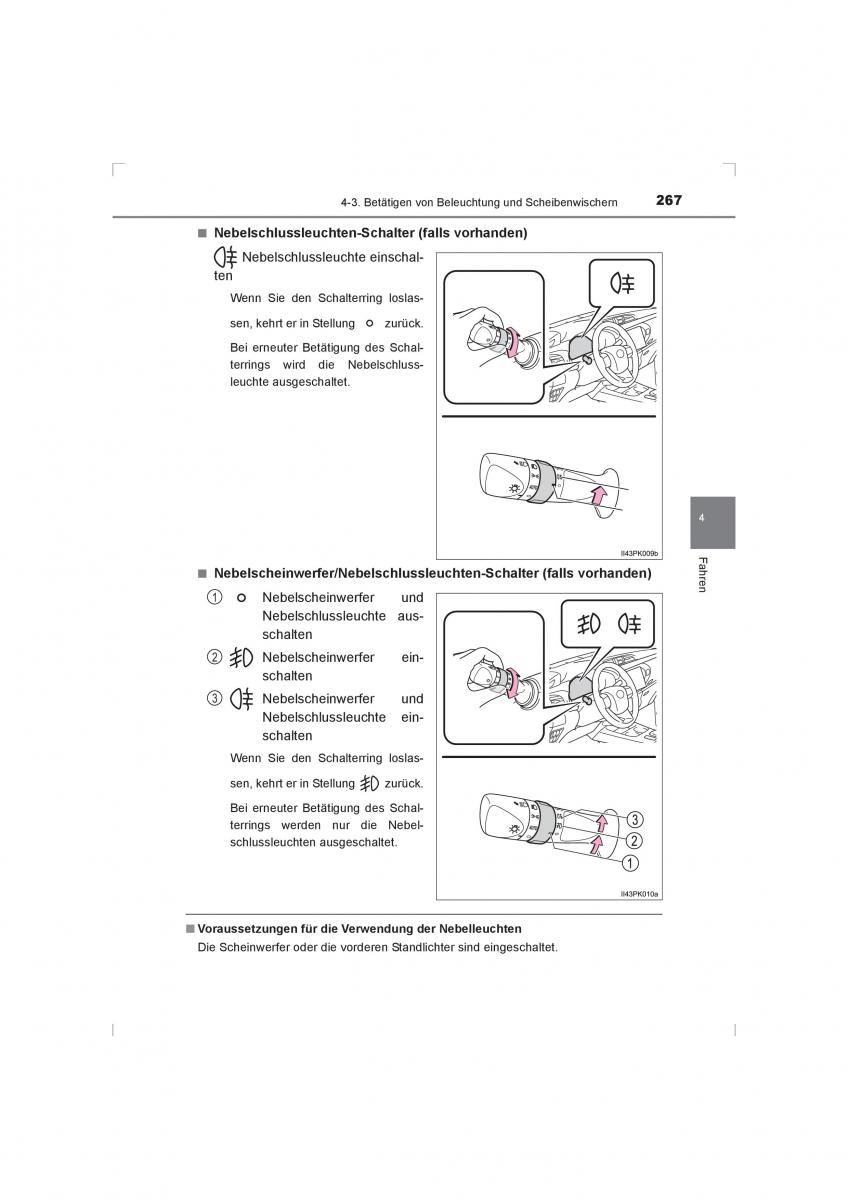 Toyota Hilux VIII 8 AN120 AN130 Handbuch / page 267