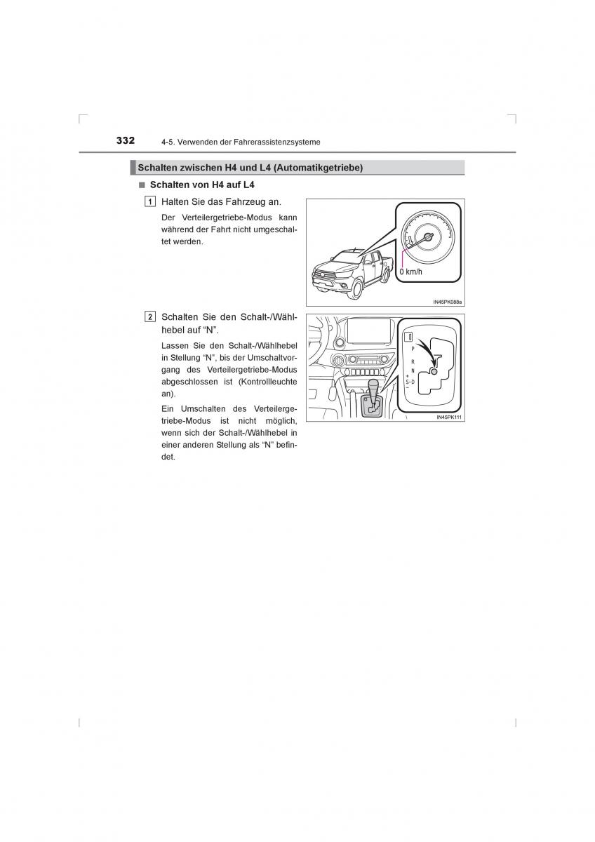 Toyota Hilux VIII 8 AN120 AN130 Handbuch / page 332