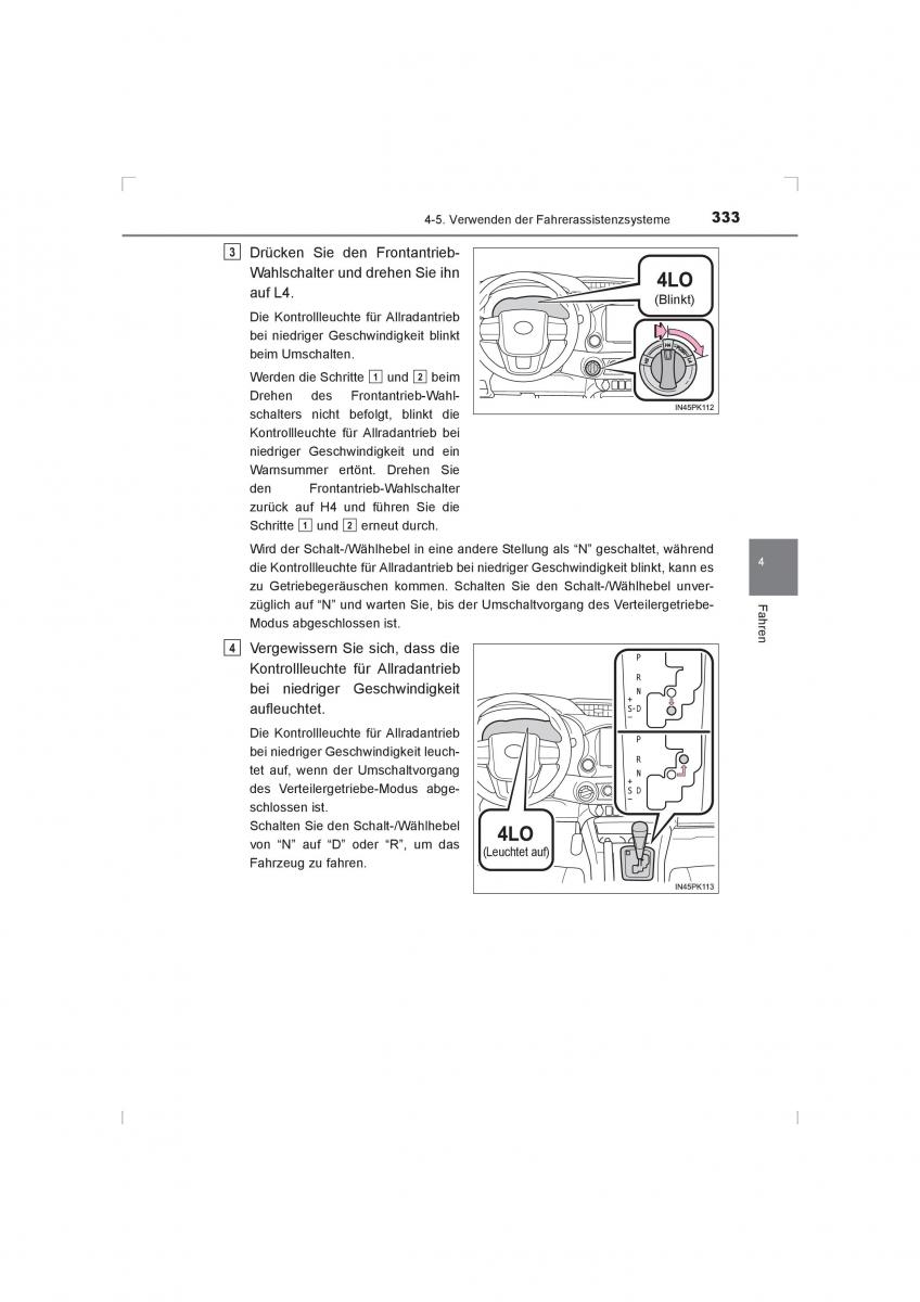 Toyota Hilux VIII 8 AN120 AN130 Handbuch / page 333