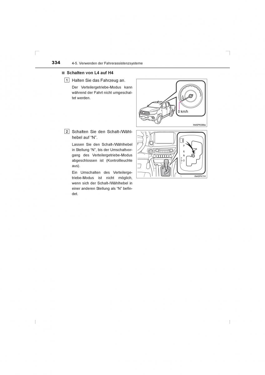 Toyota Hilux VIII 8 AN120 AN130 Handbuch / page 334