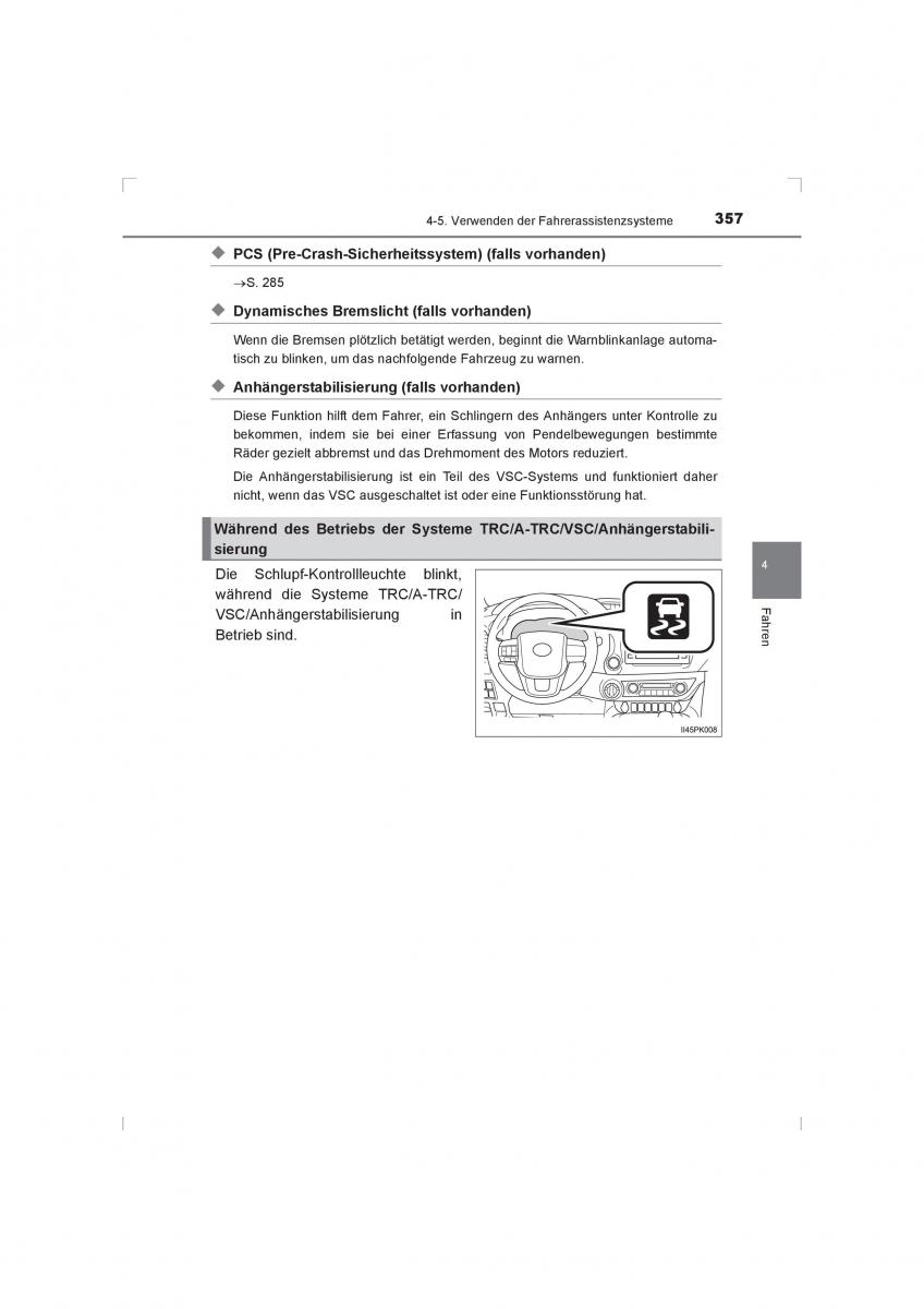 Toyota Hilux VIII 8 AN120 AN130 Handbuch / page 357