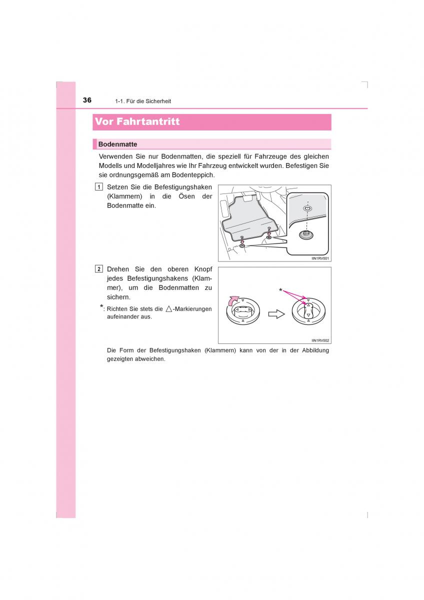 Toyota Hilux VIII 8 AN120 AN130 Handbuch / page 36