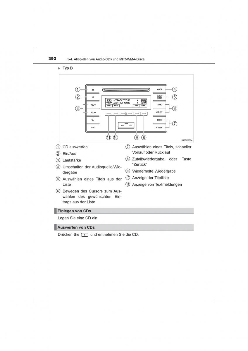 Toyota Hilux VIII 8 AN120 AN130 Handbuch / page 392