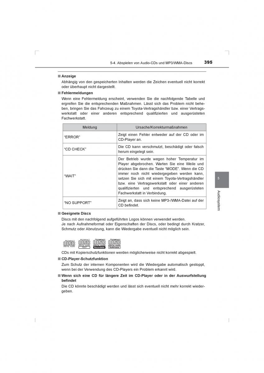 Toyota Hilux VIII 8 AN120 AN130 Handbuch / page 395