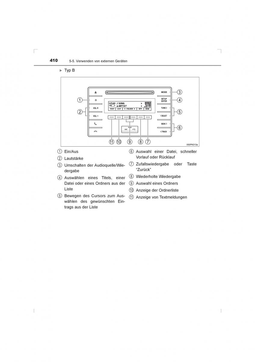 Toyota Hilux VIII 8 AN120 AN130 Handbuch / page 410