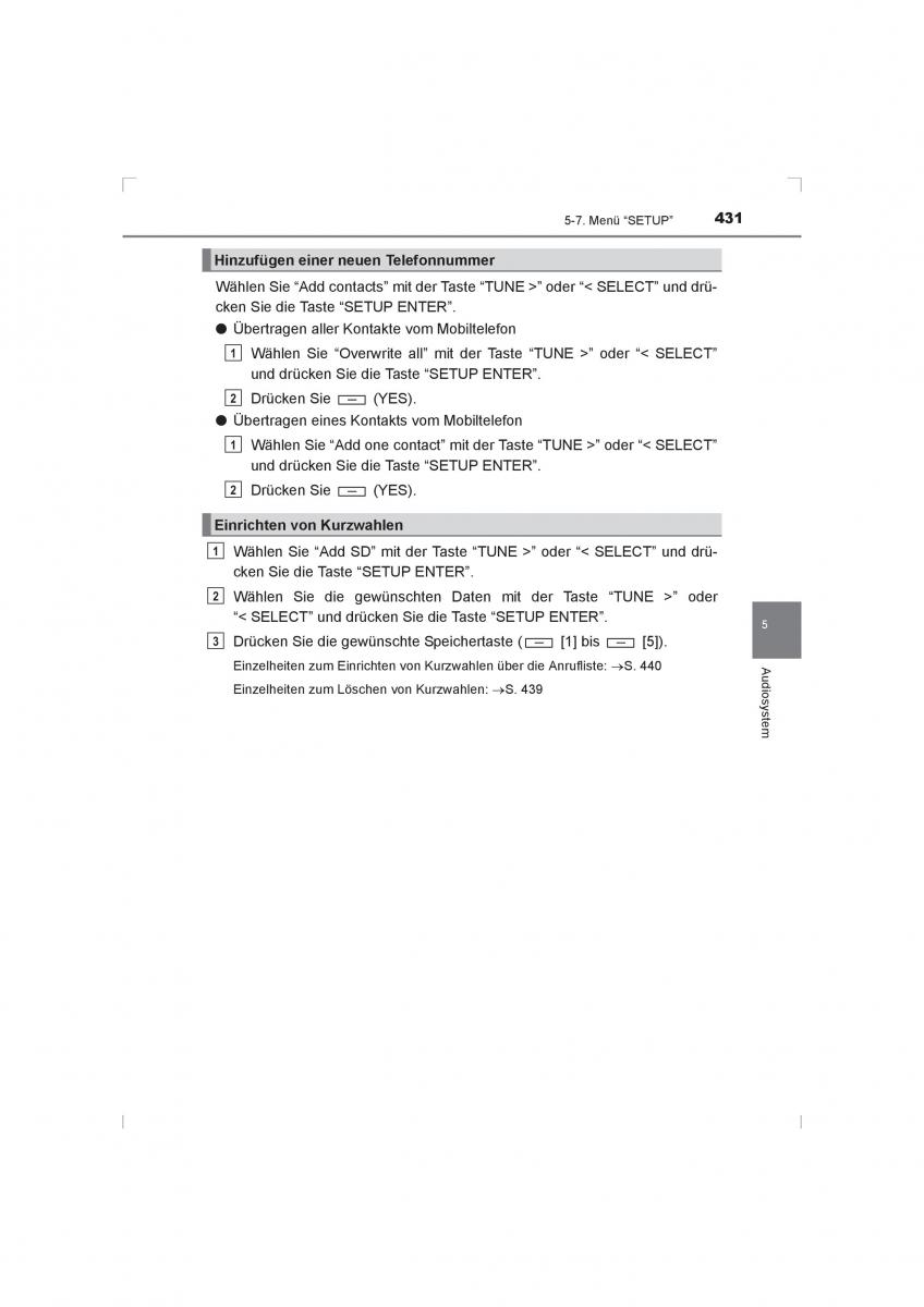 Toyota Hilux VIII 8 AN120 AN130 Handbuch / page 431