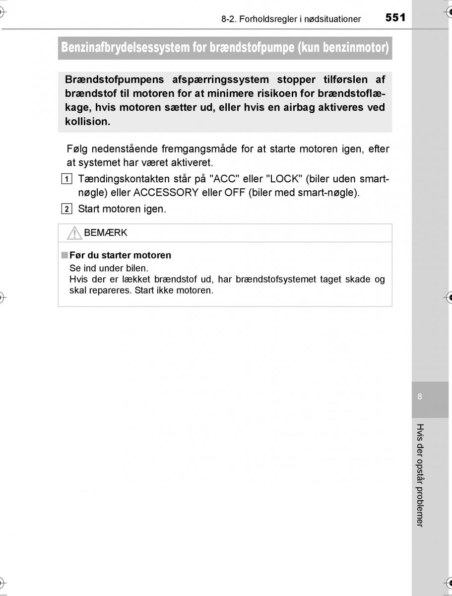 Toyota Hilux VIII 8 AN120 AN130 Bilens instruktionsbog / page 551