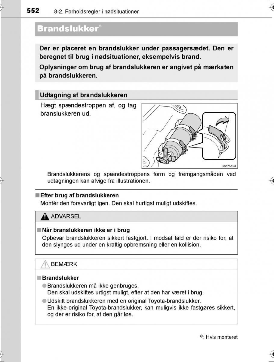 Toyota Hilux VIII 8 AN120 AN130 Bilens instruktionsbog / page 552