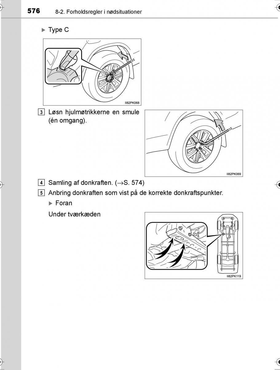 Toyota Hilux VIII 8 AN120 AN130 Bilens instruktionsbog / page 576