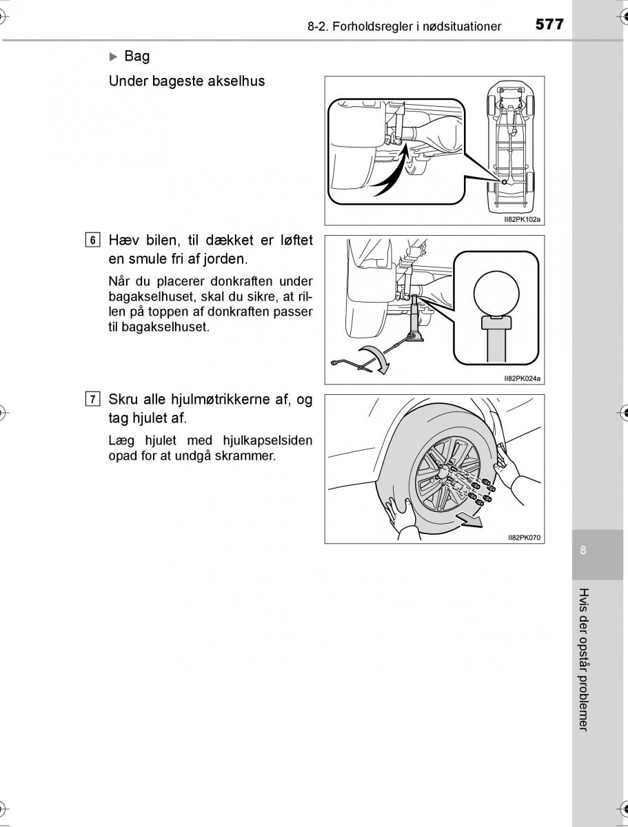 Toyota Hilux VIII 8 AN120 AN130 Bilens instruktionsbog / page 577