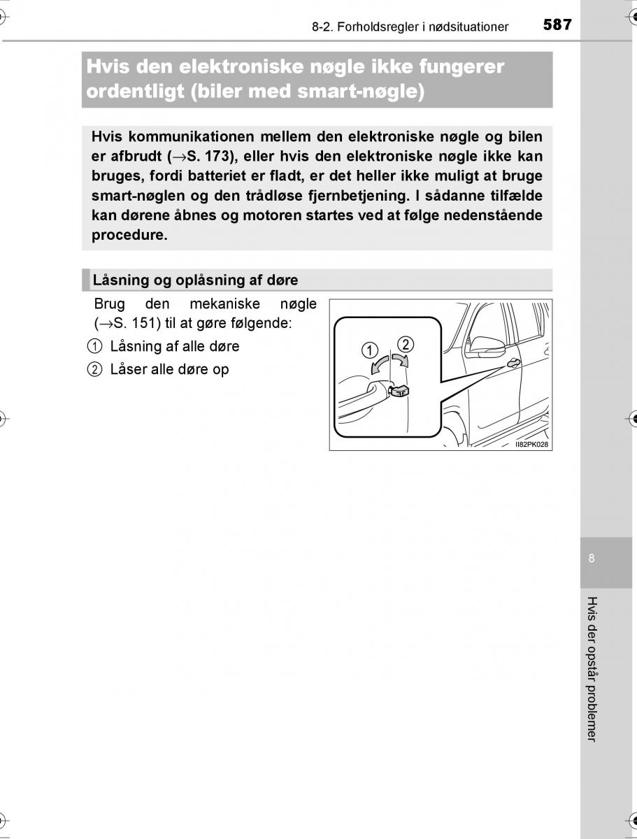 Toyota Hilux VIII 8 AN120 AN130 Bilens instruktionsbog / page 587