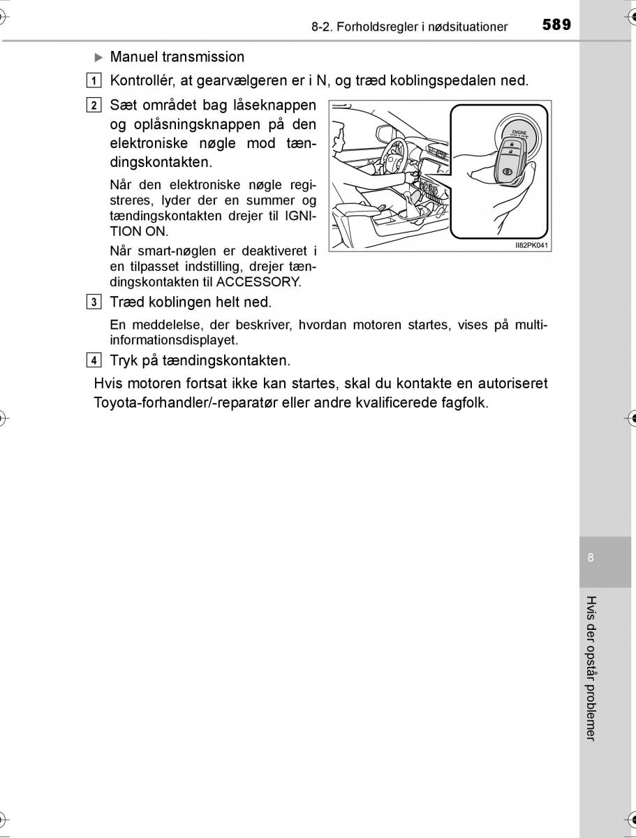 Toyota Hilux VIII 8 AN120 AN130 Bilens instruktionsbog / page 589