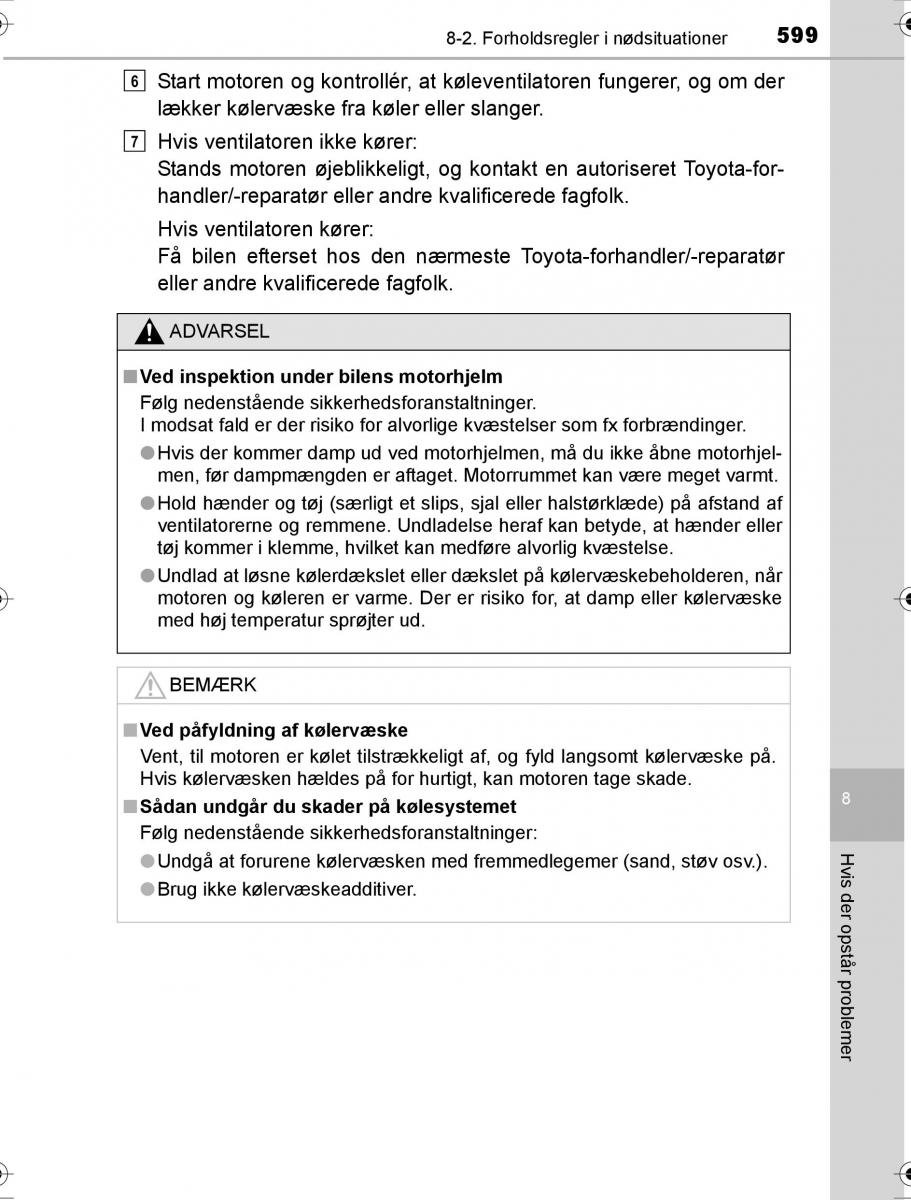 Toyota Hilux VIII 8 AN120 AN130 Bilens instruktionsbog / page 599