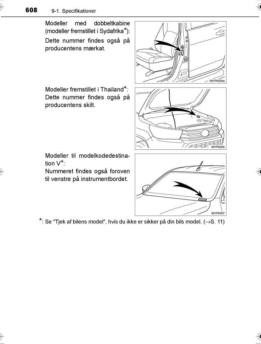 Toyota Hilux VIII 8 AN120 AN130 Bilens instruktionsbog / page 608