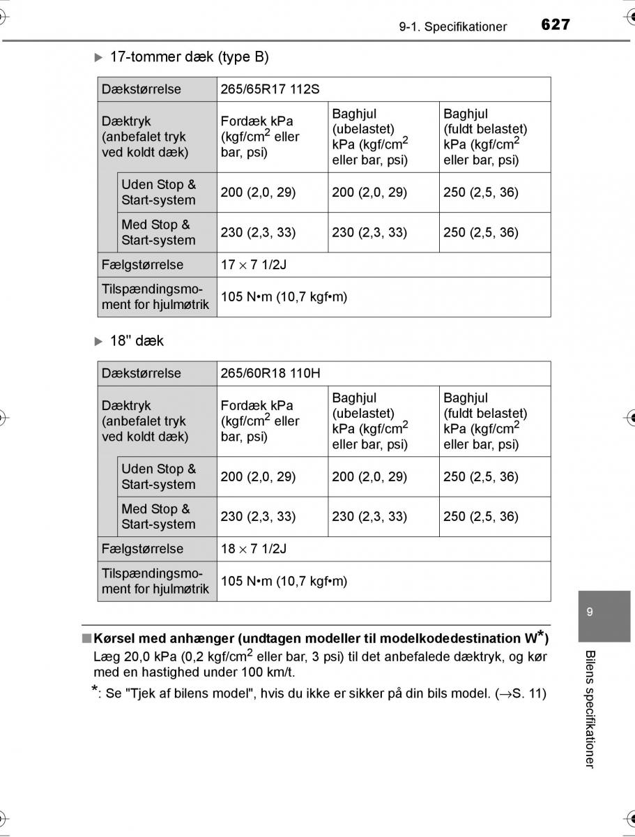 Toyota Hilux VIII 8 AN120 AN130 Bilens instruktionsbog / page 627