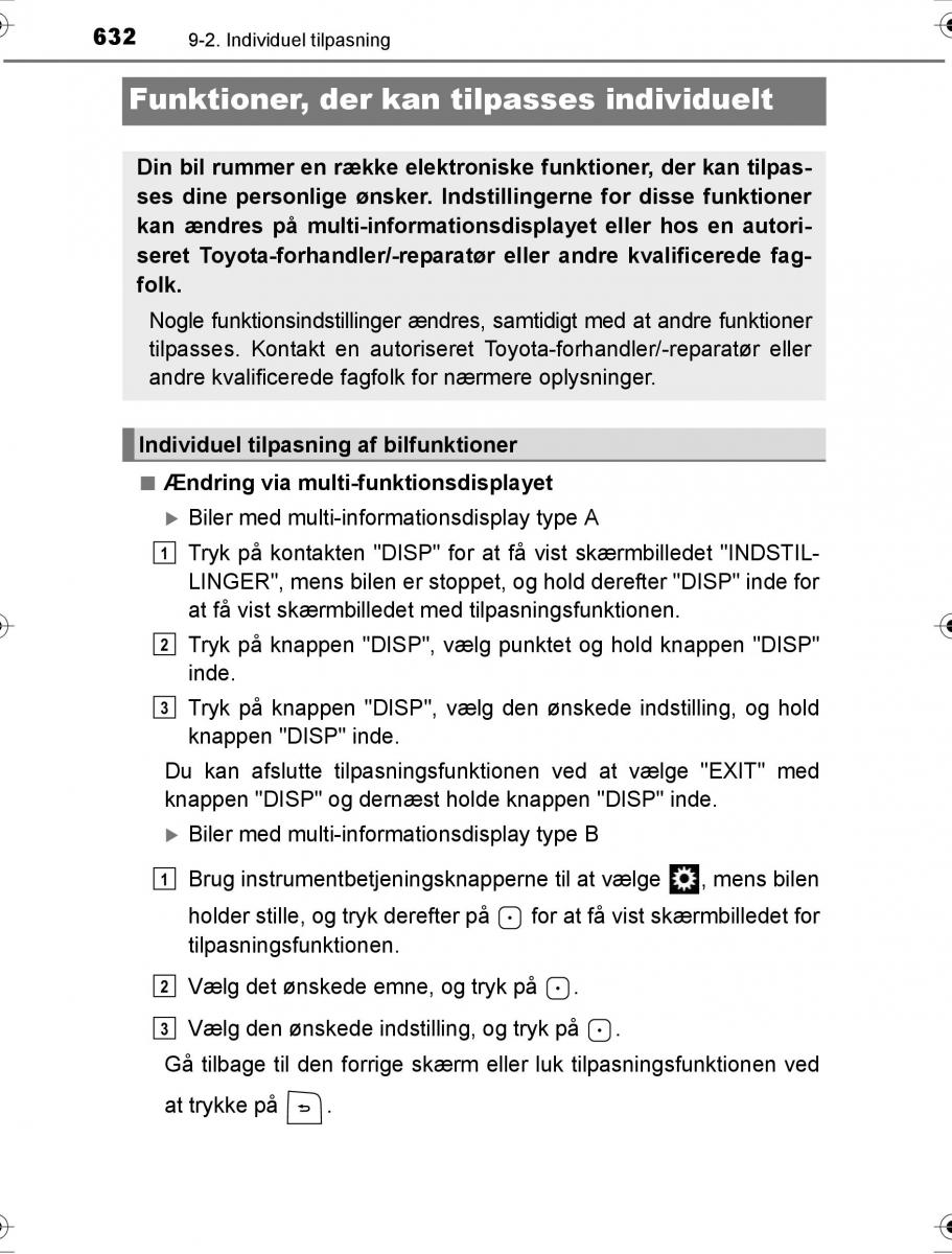 Toyota Hilux VIII 8 AN120 AN130 Bilens instruktionsbog / page 632