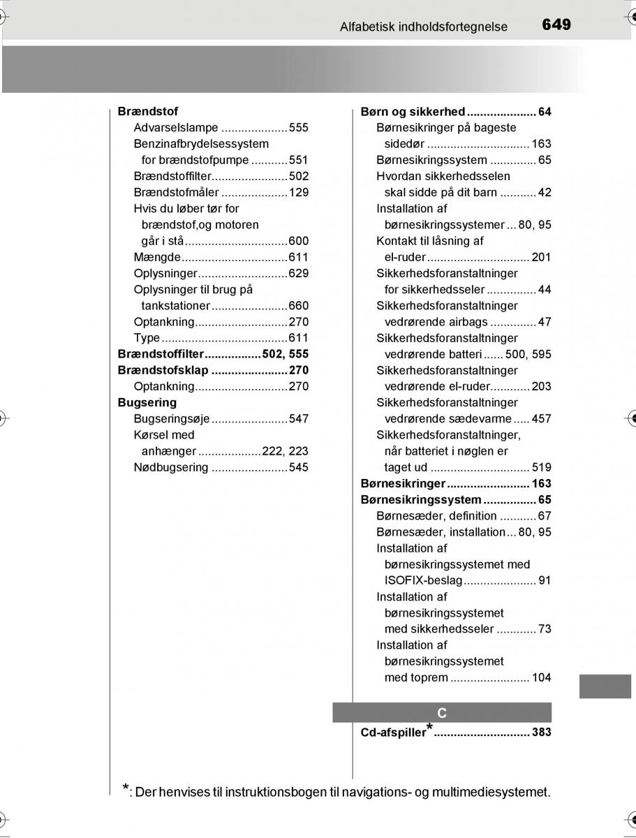 Toyota Hilux VIII 8 AN120 AN130 Bilens instruktionsbog / page 649