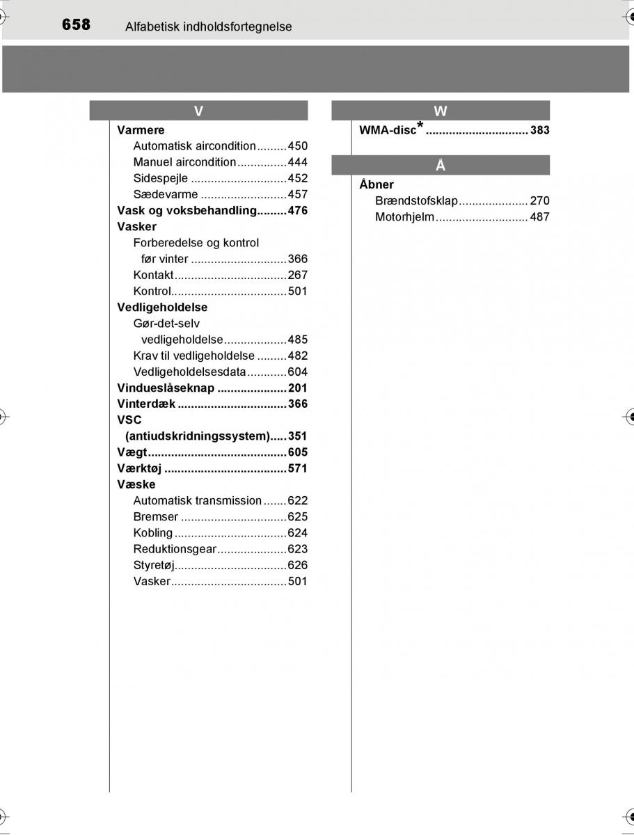 Toyota Hilux VIII 8 AN120 AN130 Bilens instruktionsbog / page 658