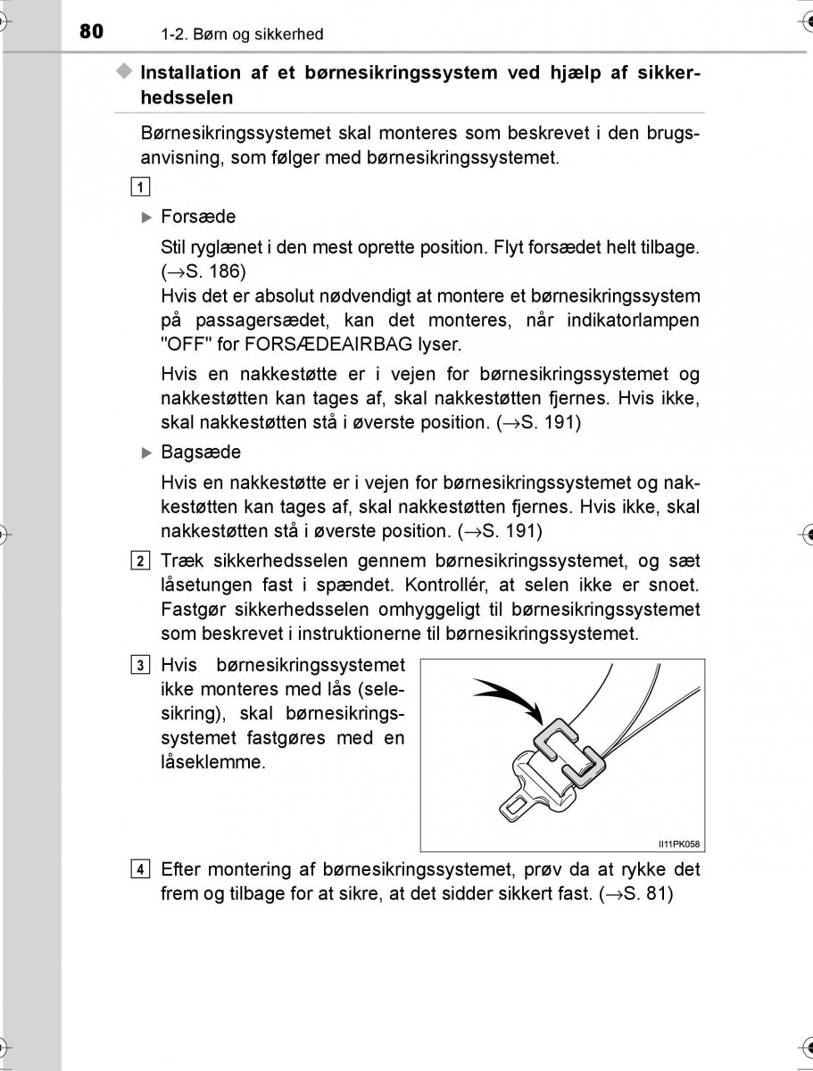 Toyota Hilux VIII 8 AN120 AN130 Bilens instruktionsbog / page 80