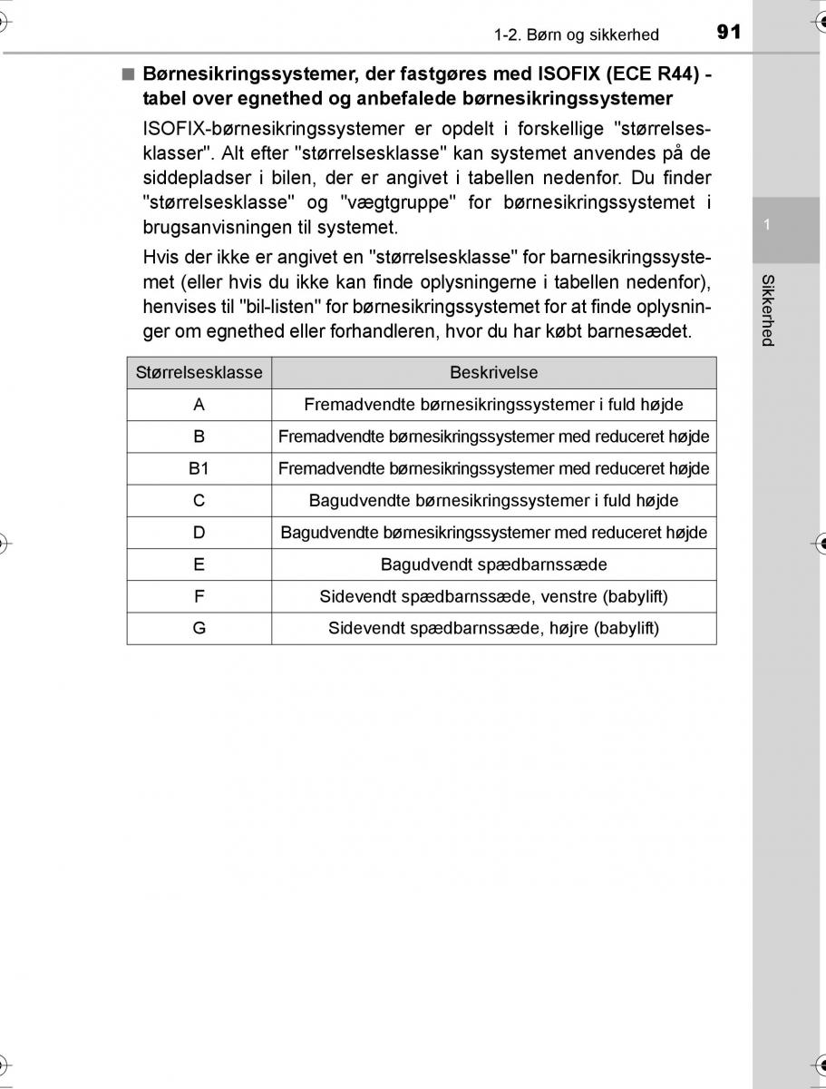 Toyota Hilux VIII 8 AN120 AN130 Bilens instruktionsbog / page 91