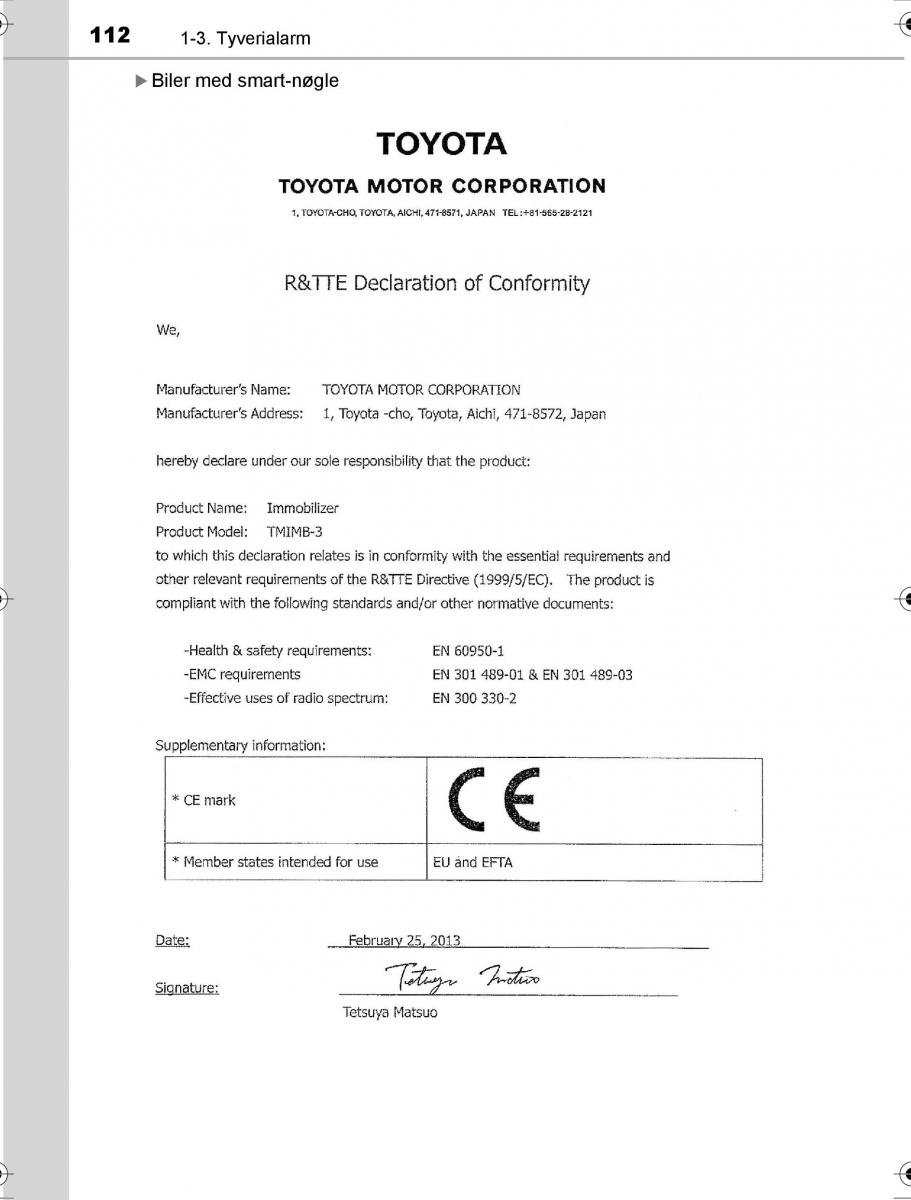 Toyota Hilux VIII 8 AN120 AN130 Bilens instruktionsbog / page 112