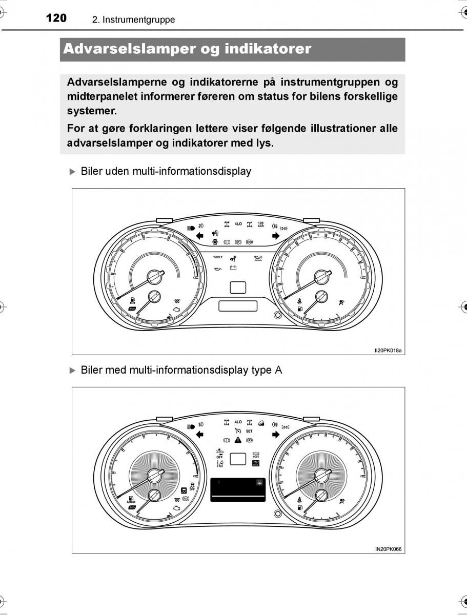 Toyota Hilux VIII 8 AN120 AN130 Bilens instruktionsbog / page 120